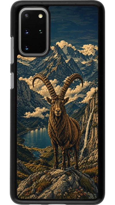 Coque Samsung Galaxy S20+ - Linocut Bouquetin