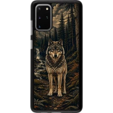 Coque Samsung Galaxy S20+ - Linocut Loup