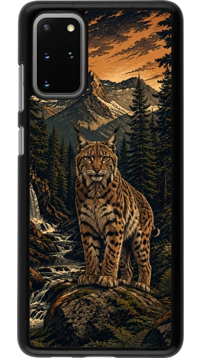Coque Samsung Galaxy S20+ - Linocut Lynx