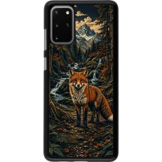 Coque Samsung Galaxy S20+ - Linocut Renard