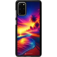 Samsung Galaxy S20+ Case Hülle - Strand Sonnenuntergang auffällig