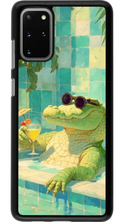 Coque Samsung Galaxy S20+ - Crocodile in the swimming pool Summer 2026