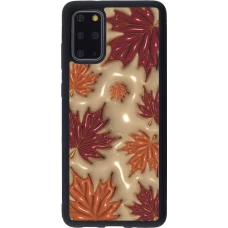 Samsung Galaxy S20+ Case Hülle - Silikon schwarz Autumn 26 3D leaves