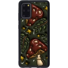 Samsung Galaxy S20+ Case Hülle - Silikon schwarz Autumn 26 3D mushrooms
