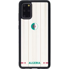 Coque Samsung Galaxy S20+ - Silicone rigide noir Maillot de football Algérie 2026 personnalisable