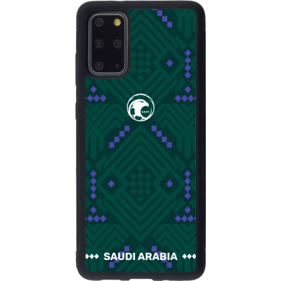 Samsung Galaxy S20+ Case Hülle - Silikon schwarz Saudi Arabien 2026 personalisierbares Fussballtrikot