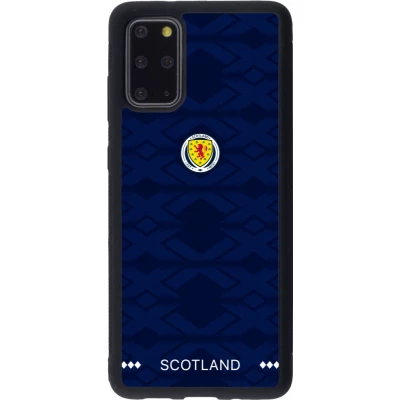 Coque Samsung Galaxy S20+ - Silicone rigide noir Maillot de football Ecosse 2026 personnalisable
