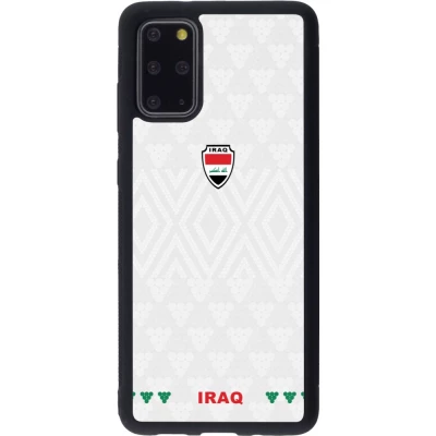 Coque Samsung Galaxy S20+ - Silicone rigide noir Maillot de football Irak 2026 personnalisable