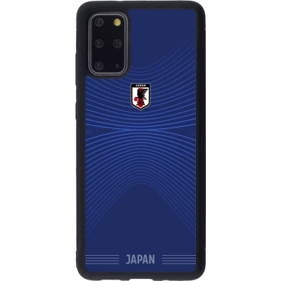 Coque Samsung Galaxy S20+ - Silicone rigide noir Maillot de football Japon 2026 personnalisable