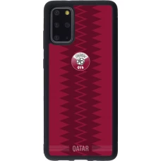 Samsung Galaxy S20+ Case Hülle - Silikon schwarz Qatar 2026 personalisierbares Fussballtrikot