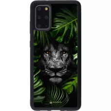 Coque Samsung Galaxy S20+ - Silicone rigide noir Forest Lion