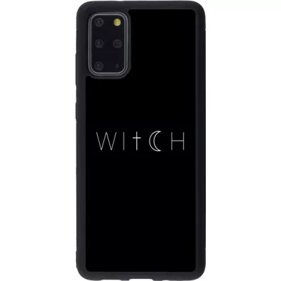 Coque Samsung Galaxy S20+ - Silicone rigide noir Halloween 22 witch word