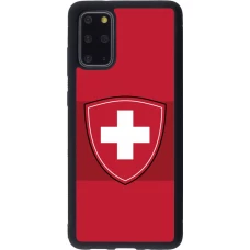 Samsung Galaxy S20+ Case Hülle - Silikon schwarz Hockey World Championship Ecusson Suisse