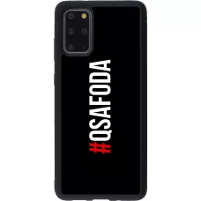 Coque Samsung Galaxy S20+ - Silicone rigide noir Qsafoda 1
