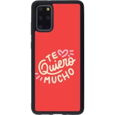 Samsung Galaxy S20+ Case Hülle - Silikon schwarz Saint Valentines Day 26 Te quiero mucho