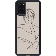 Coque Samsung Galaxy S20+ - Silicone rigide noir Salnikova 05