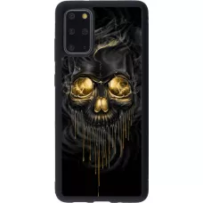 Coque Samsung Galaxy S20+ - Silicone rigide noir Skull 02