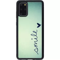 Coque Samsung Galaxy S20+ - Silicone rigide noir Smile