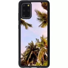 Samsung Galaxy S20+ Case Hülle - Silikon schwarz Summer 2023 palm tree vibe