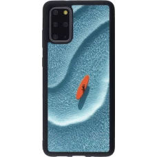 Coque Samsung Galaxy S20+ - Silicone rigide noir Orange surf Summer 2026