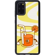 Coque Samsung Galaxy S20+ - Silicone rigide noir Summer drink 2026