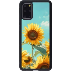 Coque Samsung Galaxy S20+ - Silicone rigide noir Sunflowers Summer 2026