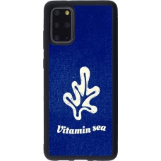 Coque Samsung Galaxy S20+ - Silicone rigide noir Vitamin sea Summer 2026