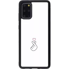 Coque Samsung Galaxy S20+ - Silicone rigide noir Valentine 2024 heart by Millennials