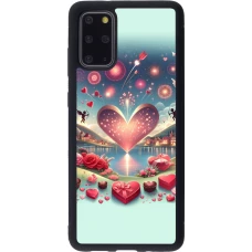 Samsung Galaxy S20+ Case Hülle - Silikon schwarz Valentin 2025 Schick