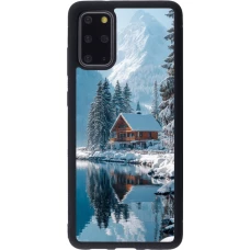 Samsung Galaxy S20+ Case Hülle - Silikon schwarz Winter 25 Winter house forest day