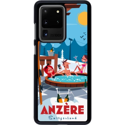 Samsung Galaxy S20 Ultra Case Hülle - Anzère Mountain Jacuzzi