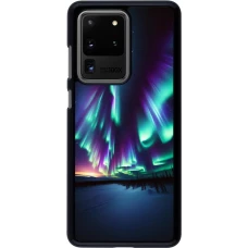 Samsung Galaxy S20 Ultra Case Hülle - Funkelndes Nordlicht