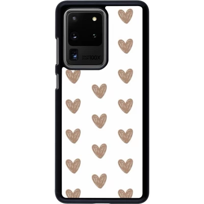 Coque Samsung Galaxy S20 Ultra - Autumn 2024 brown hearts