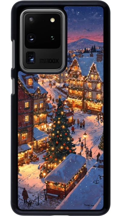 Samsung Galaxy S20 Ultra Case Hülle - Christmas 25 Xmas Village