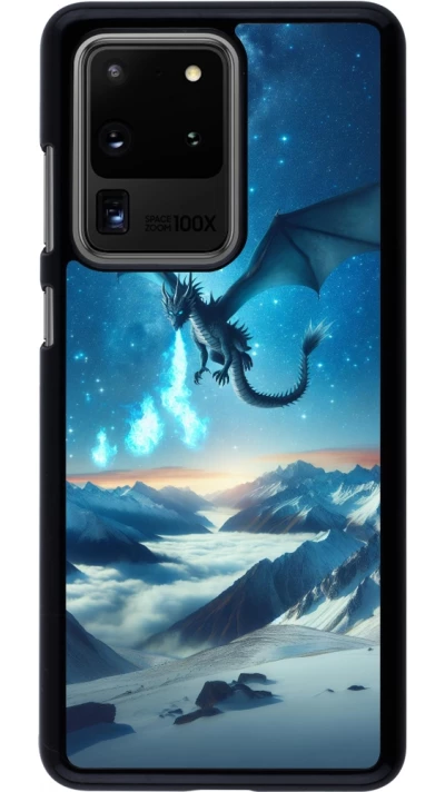 Samsung Galaxy S20 Ultra Case Hülle - Drache nächtliche Berg