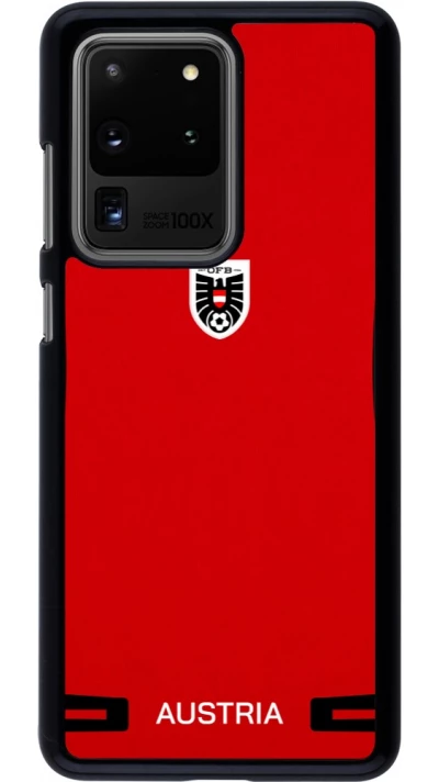 Samsung Galaxy S20 Ultra Case Hülle - O?sterreich 2026 personalisierbares Fussballtrikot