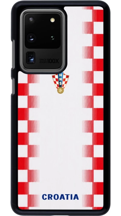 Samsung Galaxy S20 Ultra Case Hülle - Kroatien 2026 personalisierbares Fussballtrikot