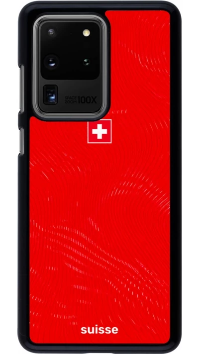 Samsung Galaxy S20 Ultra Case Hülle - Schweiz 2026 personalisierbares Fussballtrikot