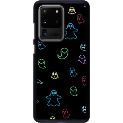Samsung Galaxy S20 Ultra Case Hülle - Halloween 2024 colorful ghosts