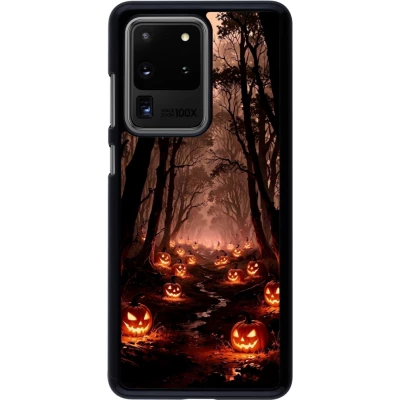 Samsung Galaxy S20 Ultra Case Hülle - Halloween 2025 Road of Terrifying Pumpkins