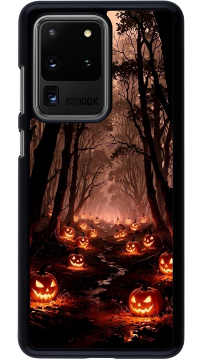 Samsung Galaxy S20 Ultra Case Hülle - Halloween 2025 Road of Terrifying Pumpkins
