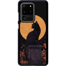 Coque Samsung Galaxy S20 Ultra - Halloween 2026 Cat Art Nouveau