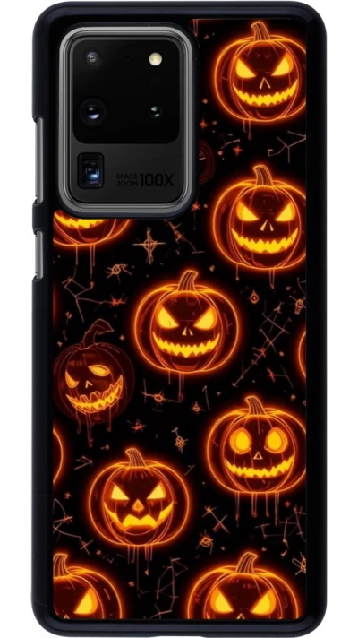 Coque Samsung Galaxy S20 Ultra - Halloween 2026 Pattern Pumpkins