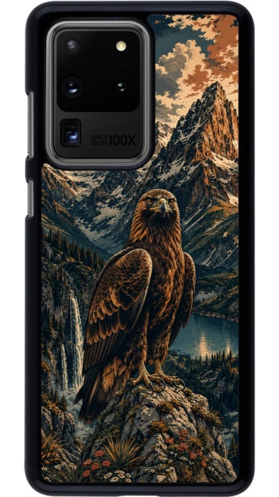 Coque Samsung Galaxy S20 Ultra - Linocut Aigle Royal