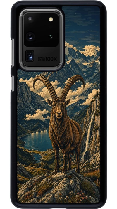 Coque Samsung Galaxy S20 Ultra - Linocut Bouquetin