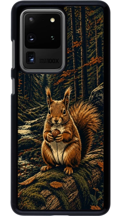 Coque Samsung Galaxy S20 Ultra - Linocut Ecureuil