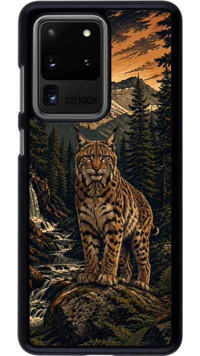 Coque Samsung Galaxy S20 Ultra - Linocut Lynx
