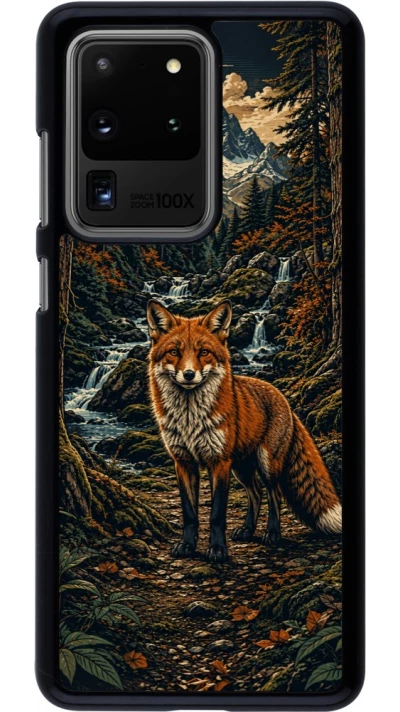 Coque Samsung Galaxy S20 Ultra - Linocut Renard