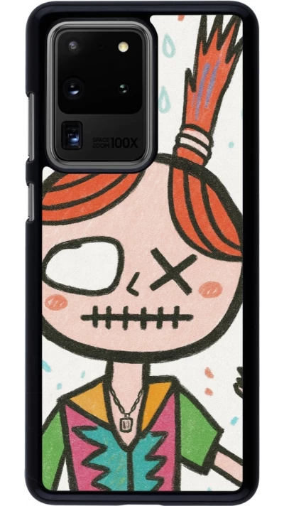 Samsung Galaxy S20 Ultra Case Hülle - Little Girl Sketch