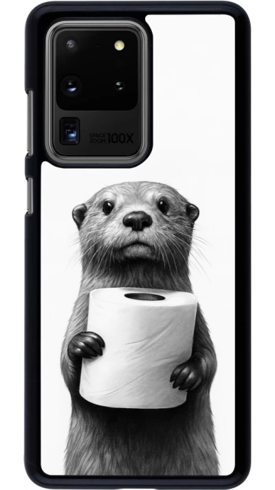 Samsung Galaxy S20 Ultra Case Hülle - Otter Toilettenpapier